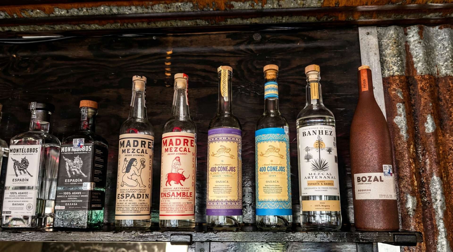 Mezcal, straight up